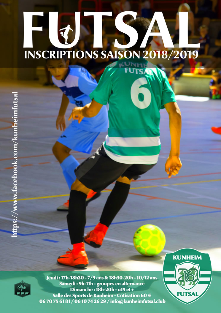 Kunheim Futsal inscription 2018-2019